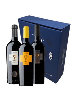 PUGLIAI VÖRÖSBOR Válogatás Díszdobozban